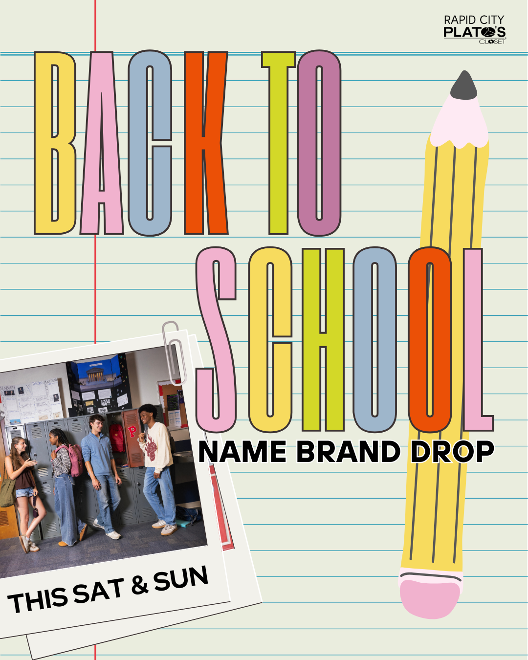 Back to School Name Brand Drop